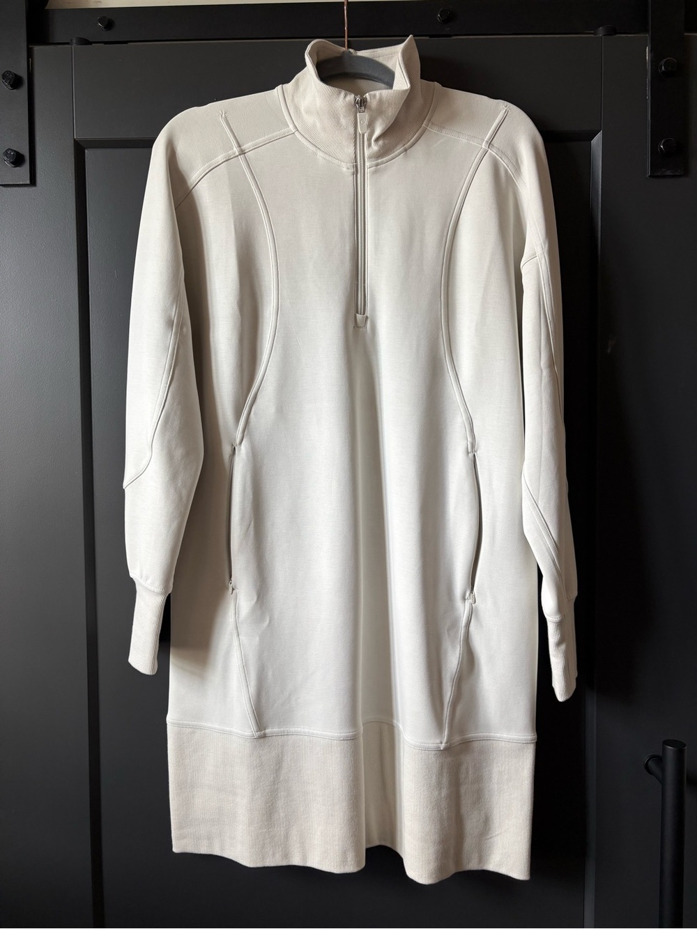 Lululemon Athletica Softstreme Half Zip Long Sleeve Dress